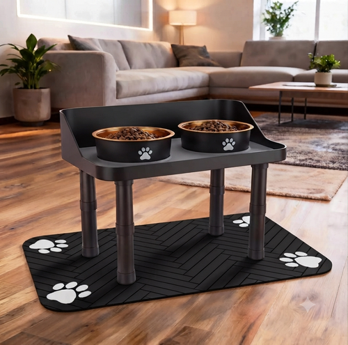 Happy Dog Feeding Station Bundle • Complete Raised Kit