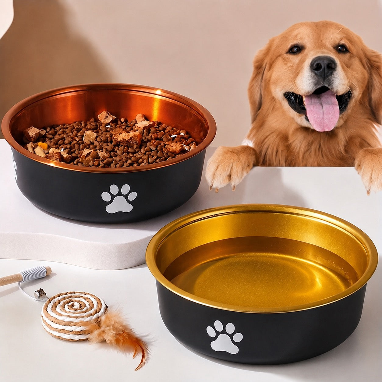 Happy Dog Feeding Station Bundle • Complete Raised Kit