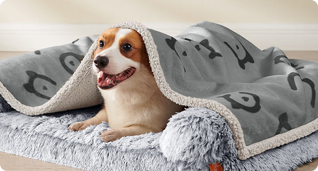 Waterdichte Sherpa Fleece Dierendeken voor Middelgrote en Grote Honden