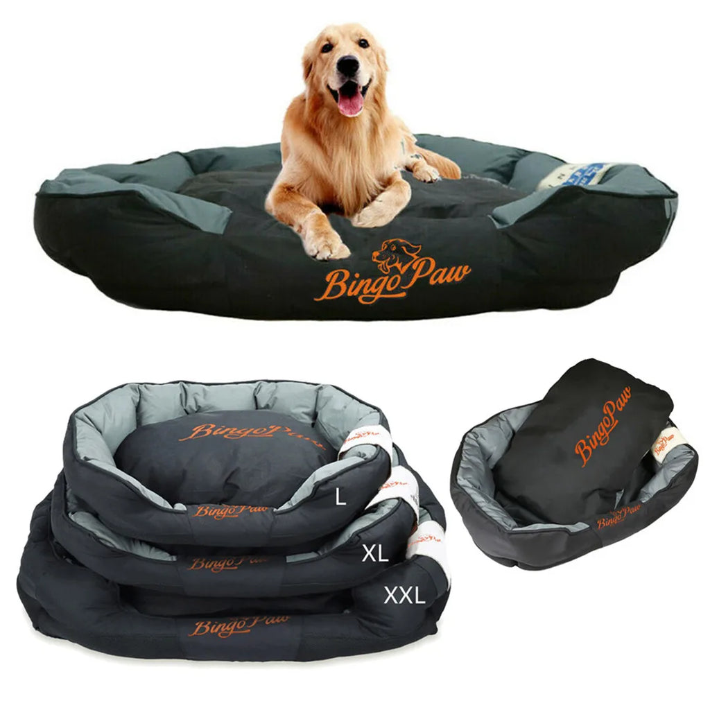 BingoPaw Jumbo Orthopedic Dog Sofa Bed — Waterproof, Anti-Hair & Washable