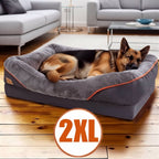 Premium Orthopedic Jumbo Dog Bed • Memory Foam • Waterproof • Machine Washable