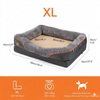 Premium orthopedisch hondenbed – Jumbo-editie met traagschuim