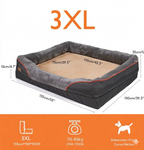 Premium orthopedisch hondenbed – Jumbo-editie met traagschuim