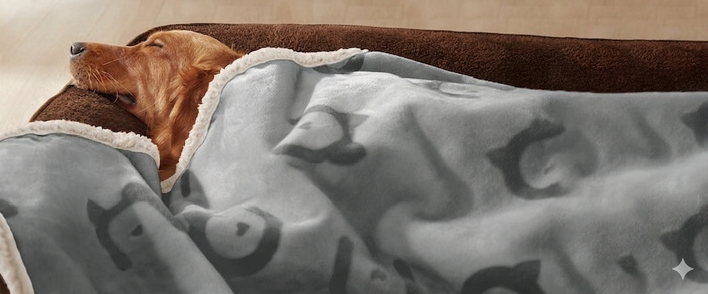 Waterdichte Sherpa Fleece Dierendeken voor Middelgrote en Grote Honden