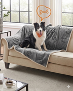 Waterdichte Sherpa Fleece Dierendeken voor Middelgrote en Grote Honden