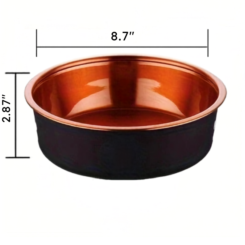 Stainless Steel Dog Bowls Set of 2 | Large 8.7 Inch Anti-Slip Feeding Bowls