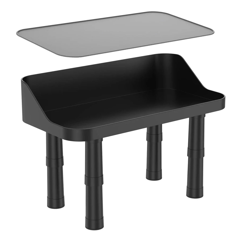 Premium Raised Dog Bowls Stand with Splash Guard and Silicone Pad