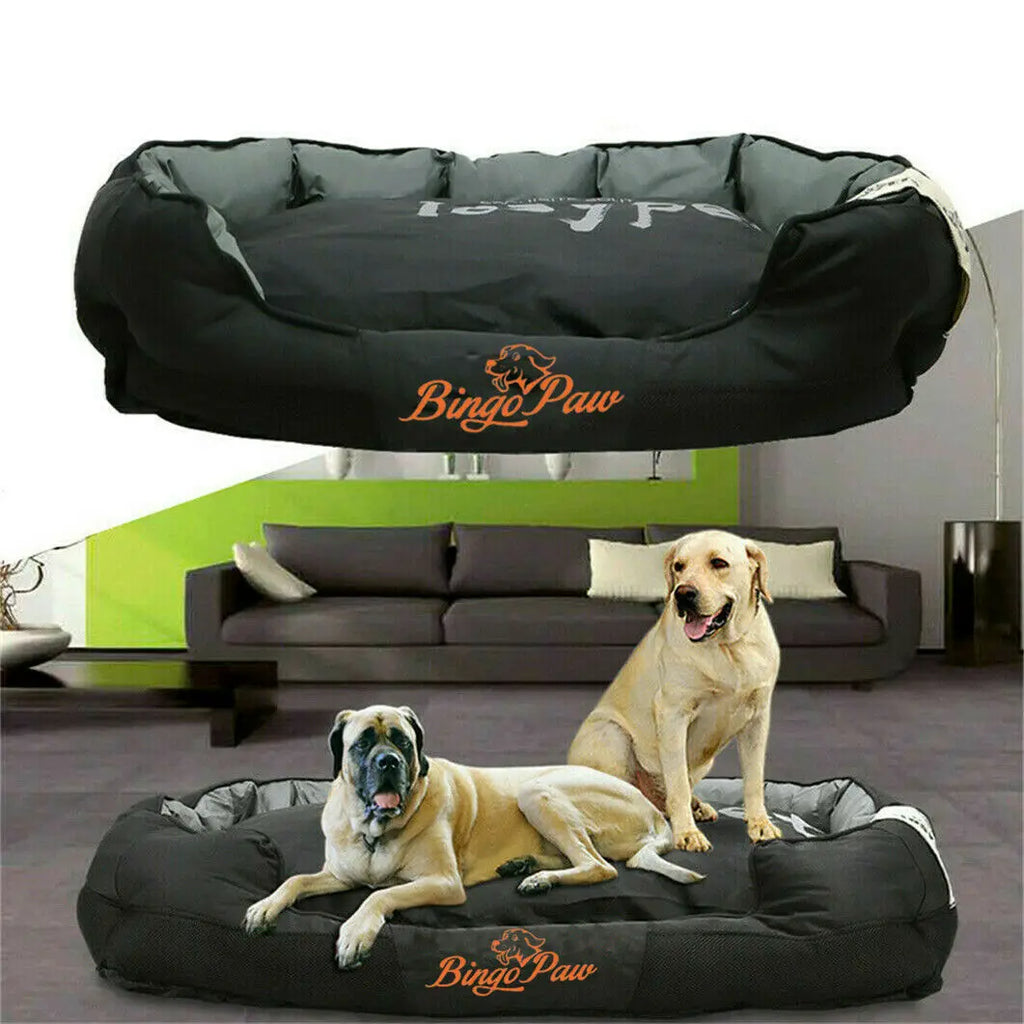 BingoPaw Jumbo Orthopedic Dog Sofa Bed — Waterproof, Anti-Hair & Washable